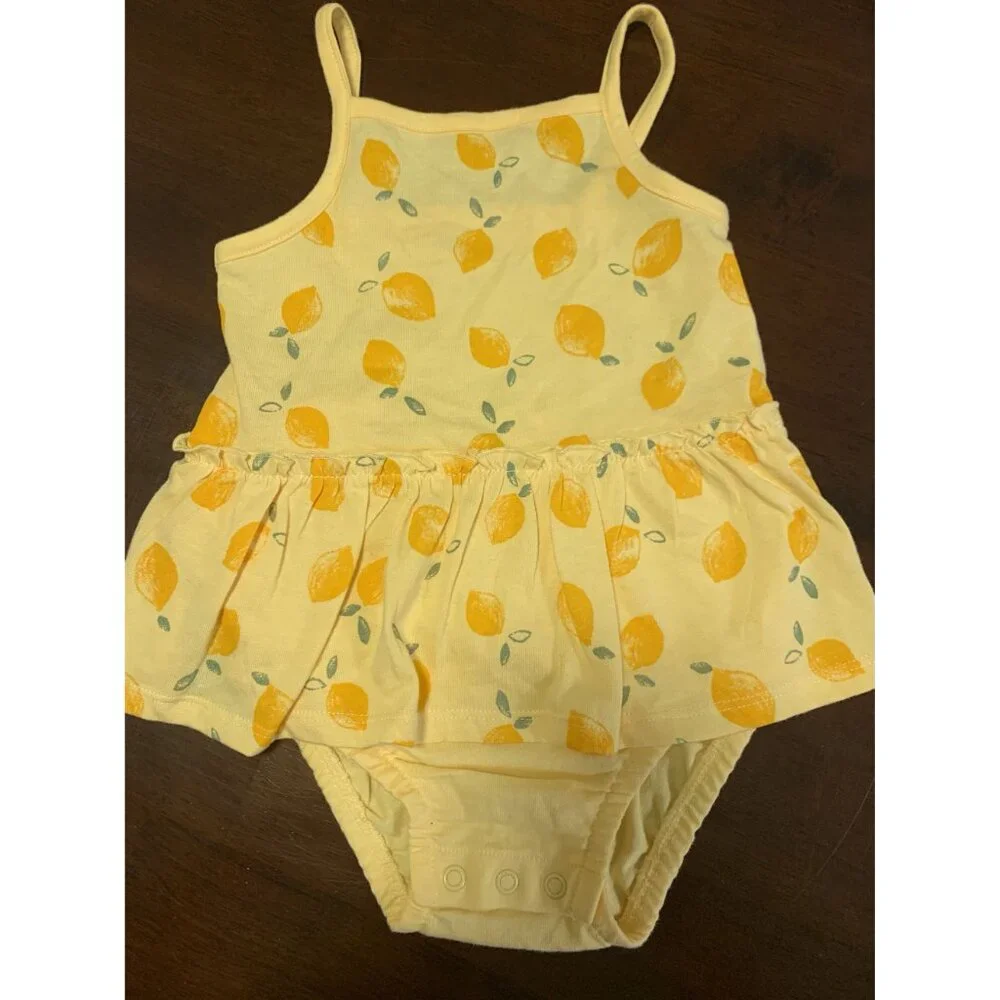 Carters 18M Lemon Bodysuit, 12M Bodysuit,‎ Gymboree 12-18M Organic Cotton Pants